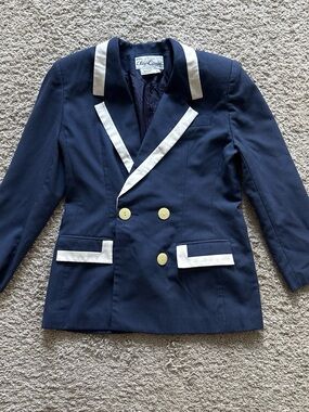Oleg Cassini Navy Blazer- Size 10P